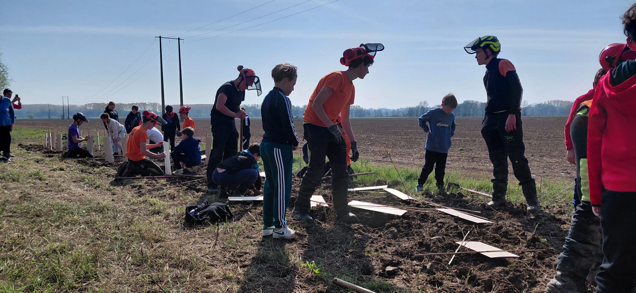 Les élèves GMNF en action à Grièges